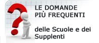 Una raccolta delle domande più frequenti da parte delle scuole e dei supplenti